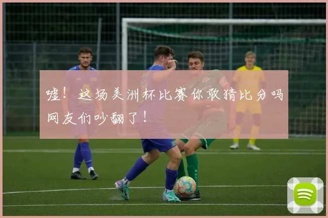 嘘！这场美洲杯比赛你敢猜比分吗网友们吵翻了！